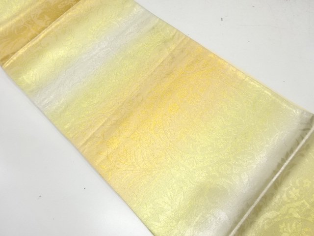 JAPANESE FUKURO OBI / WOVEN FLOWER & BIRD